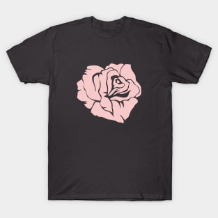 Millennial Pink Rose T-Shirt